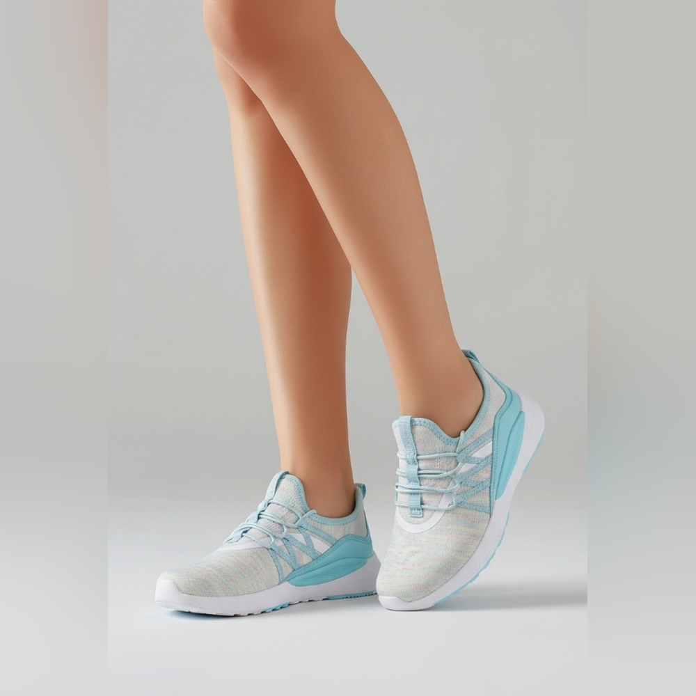 KidsLight Blue Athletic Sneakers